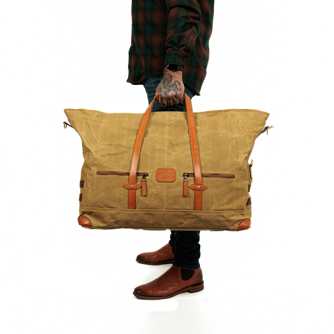 The Expedition Waxed Canvas Duffel Bag