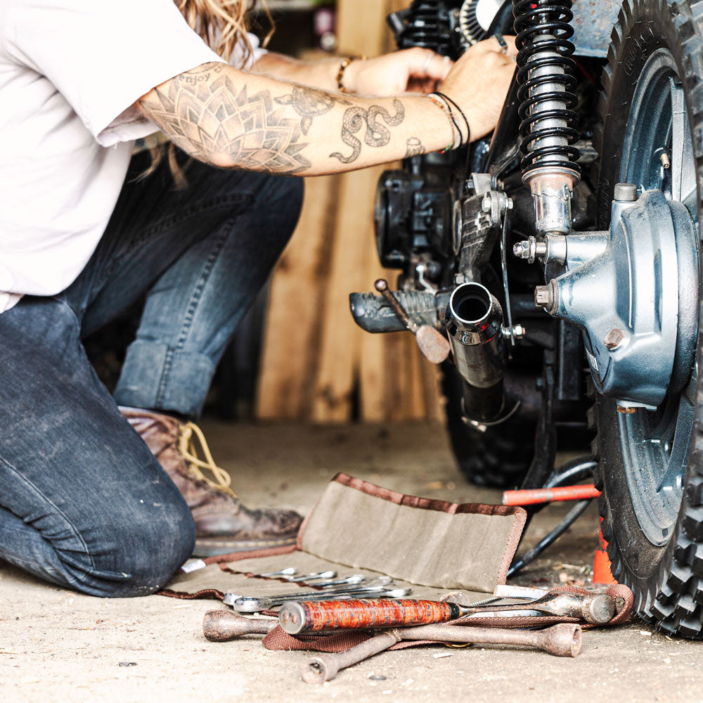 F1 Waxed Canvas Tool Roll