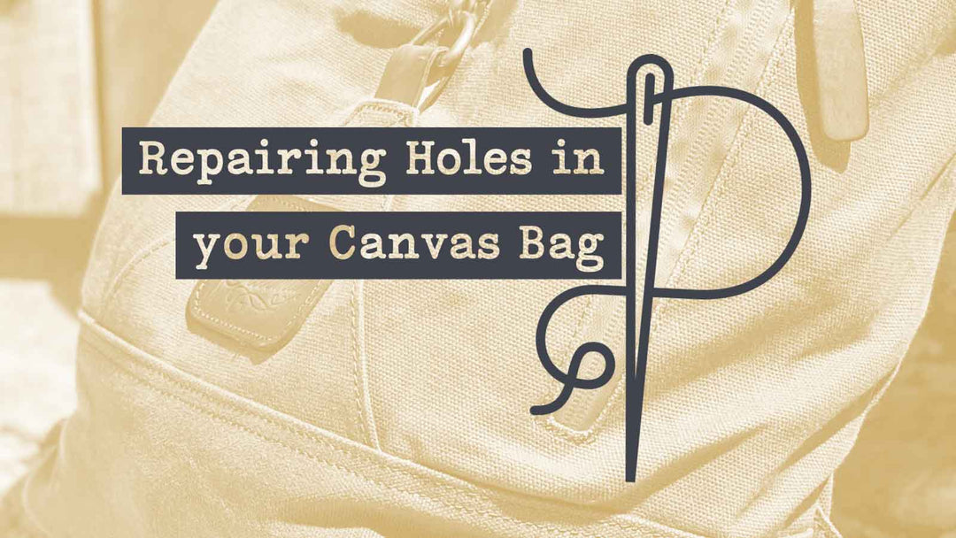 Repair Holes or Tears in your Canvas Bag