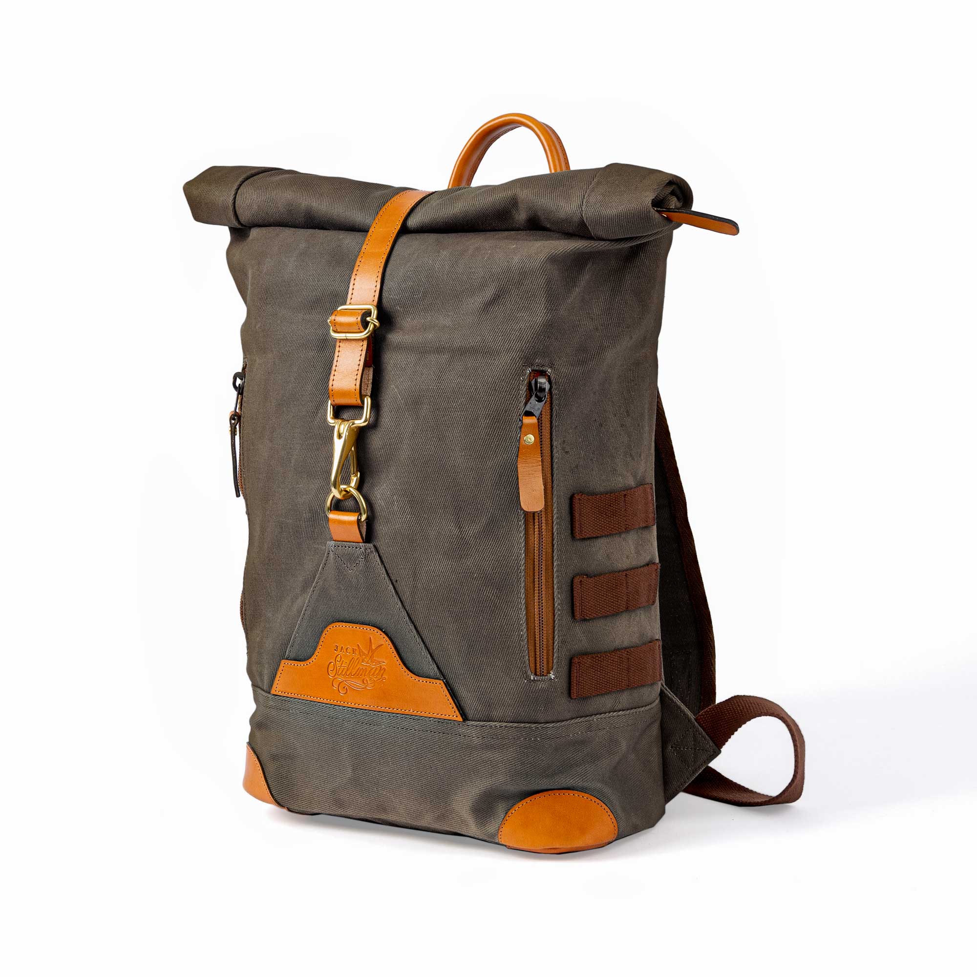 Canvas roll top rucksack best sale