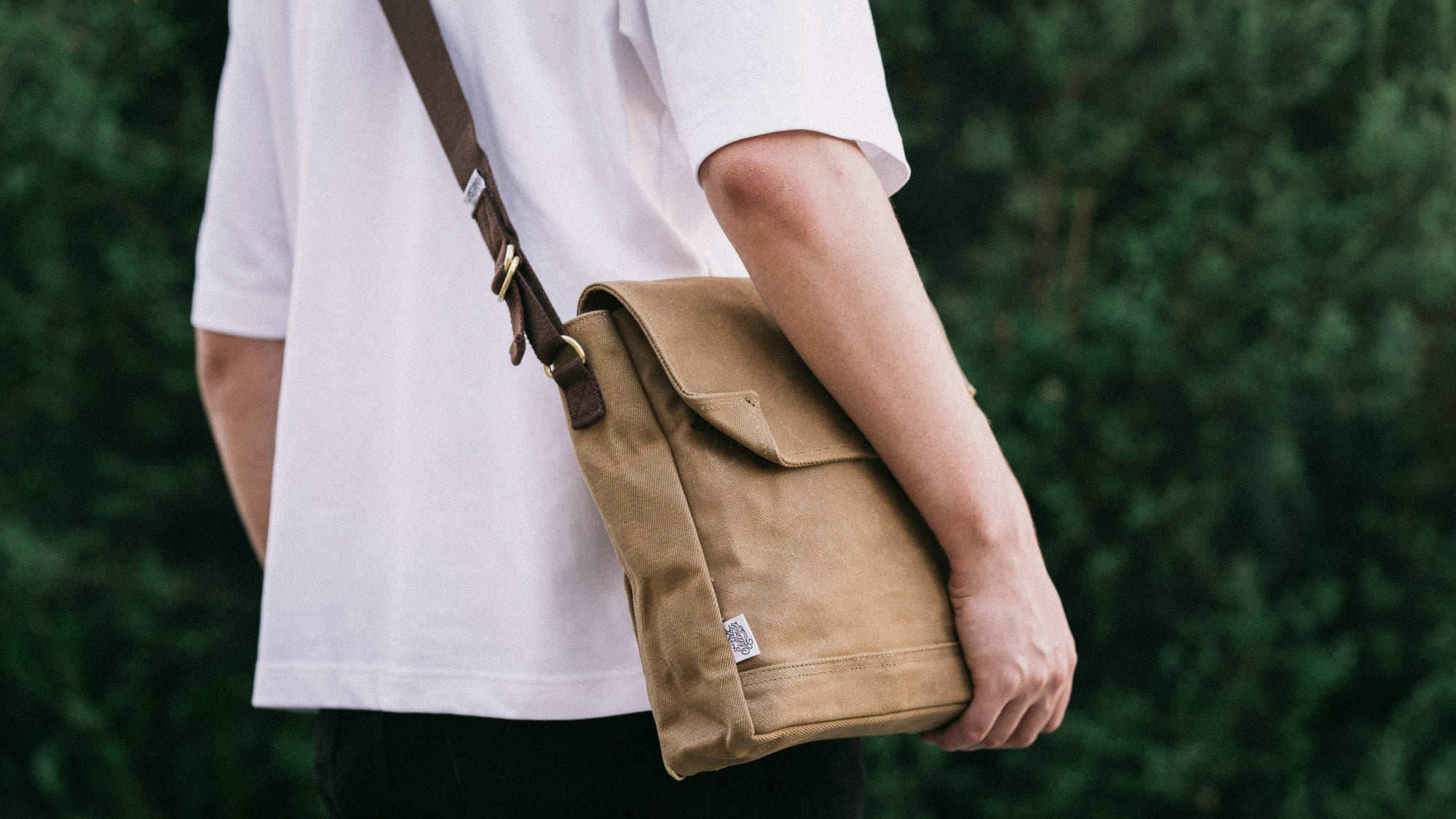 MK VII Jones Canvas Cross Body Bag
