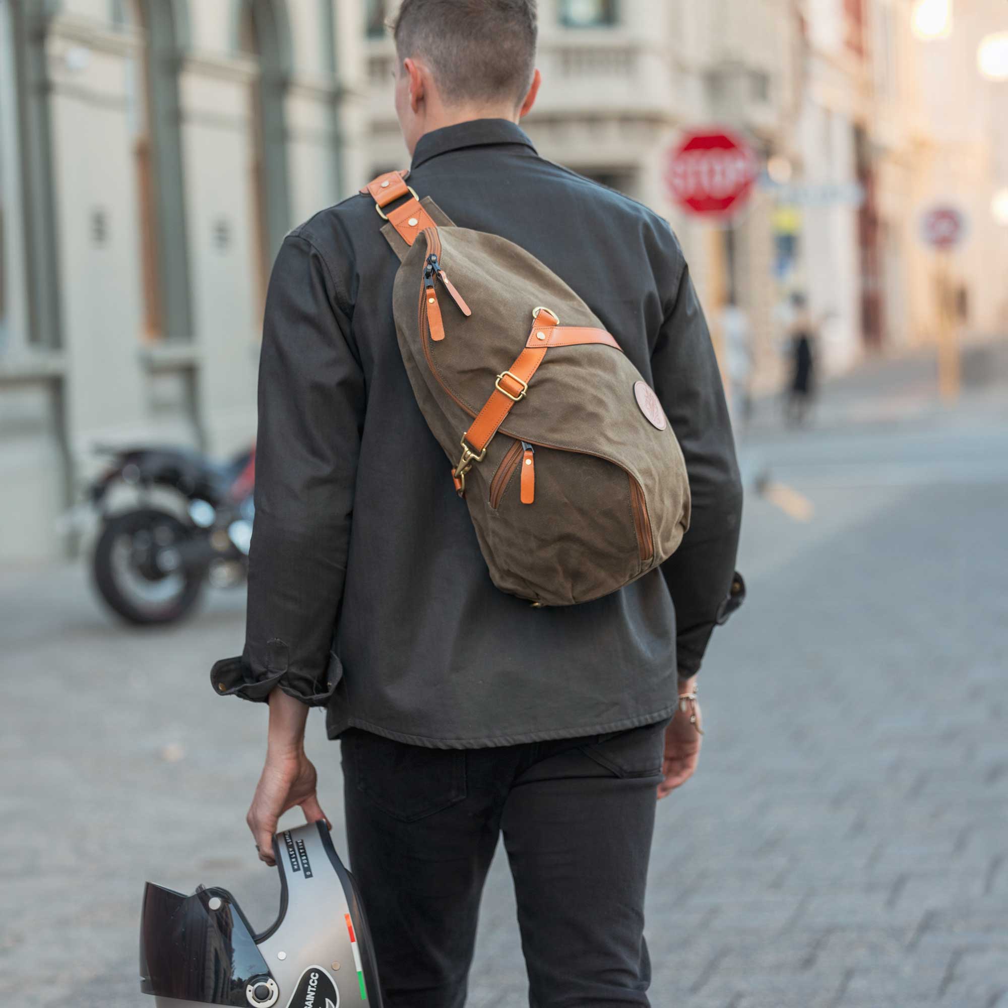 Sling Bag Australian Designed Waxed Canvas Bags Jack Stillman