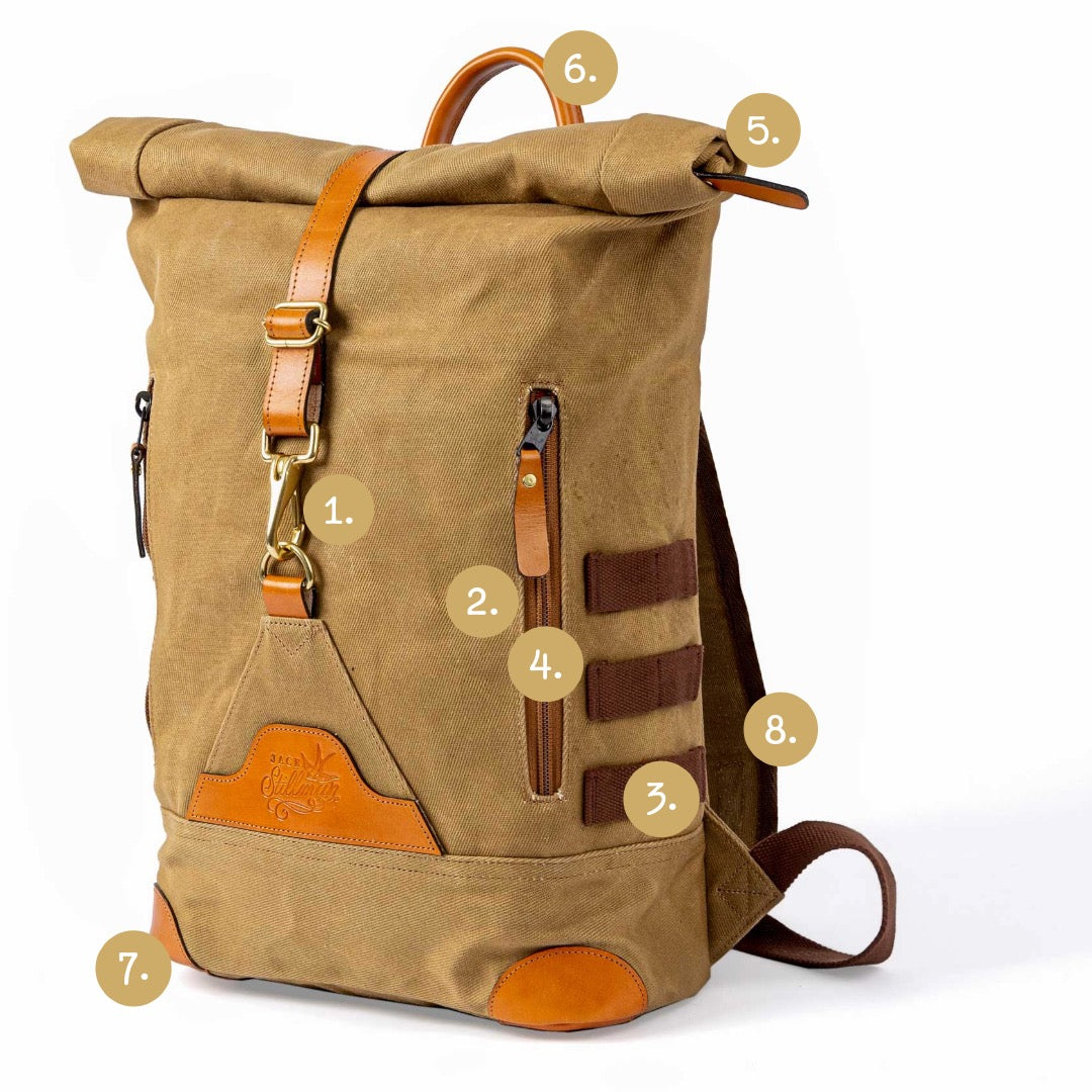 Filson washed canvas 13l cinch backpack deals