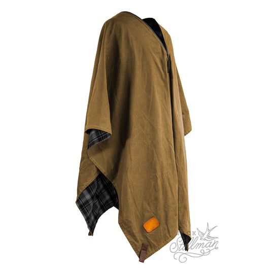 Drifter Waxed Canvas Poncho