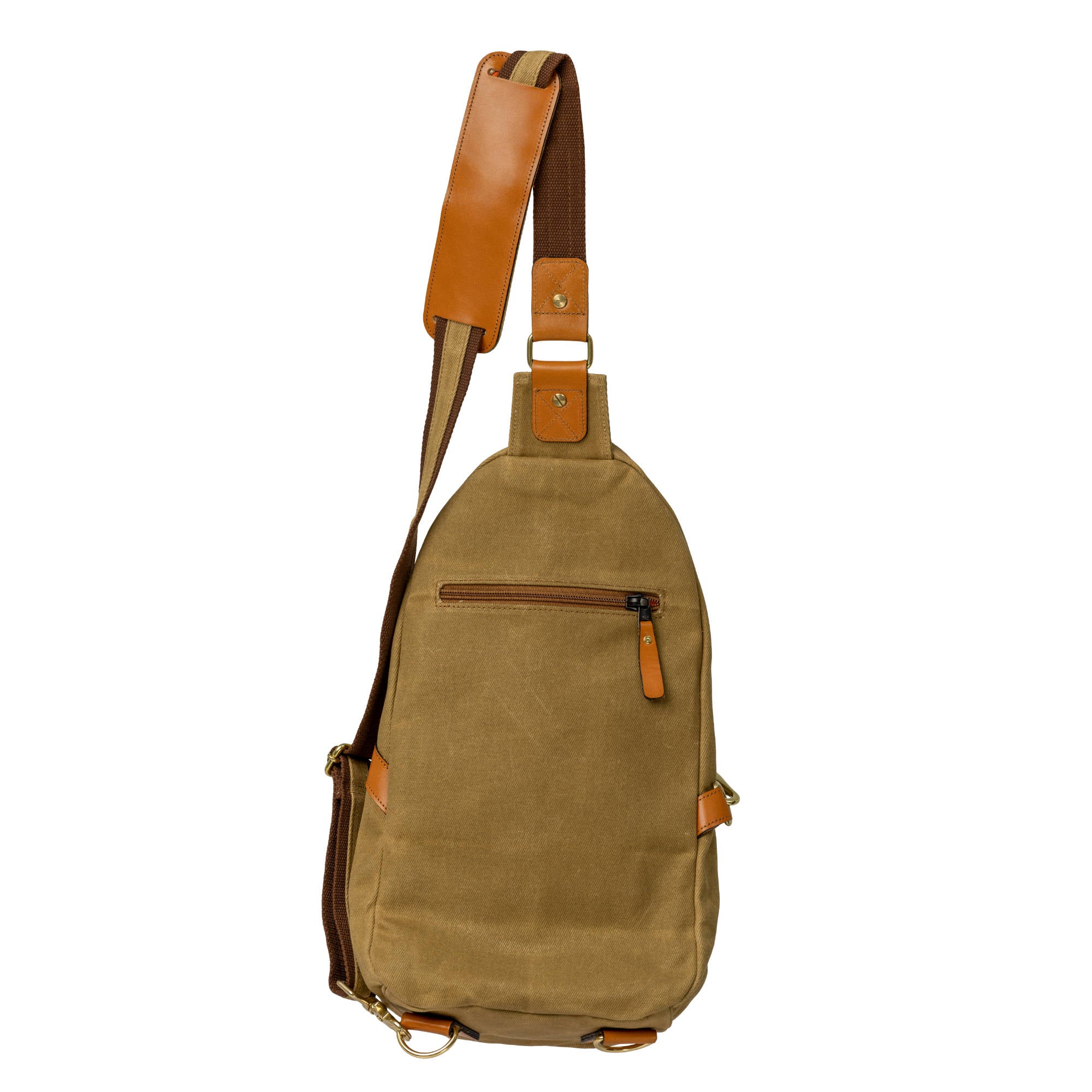 Men's canvas sling bag sale